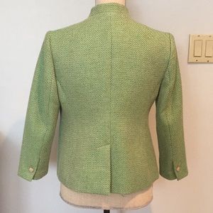 Banana Republic Green Pattern Blazer NWT